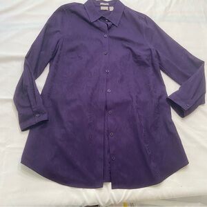 Chico's Elegant Purple Blouse